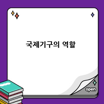 국제기구의 역할