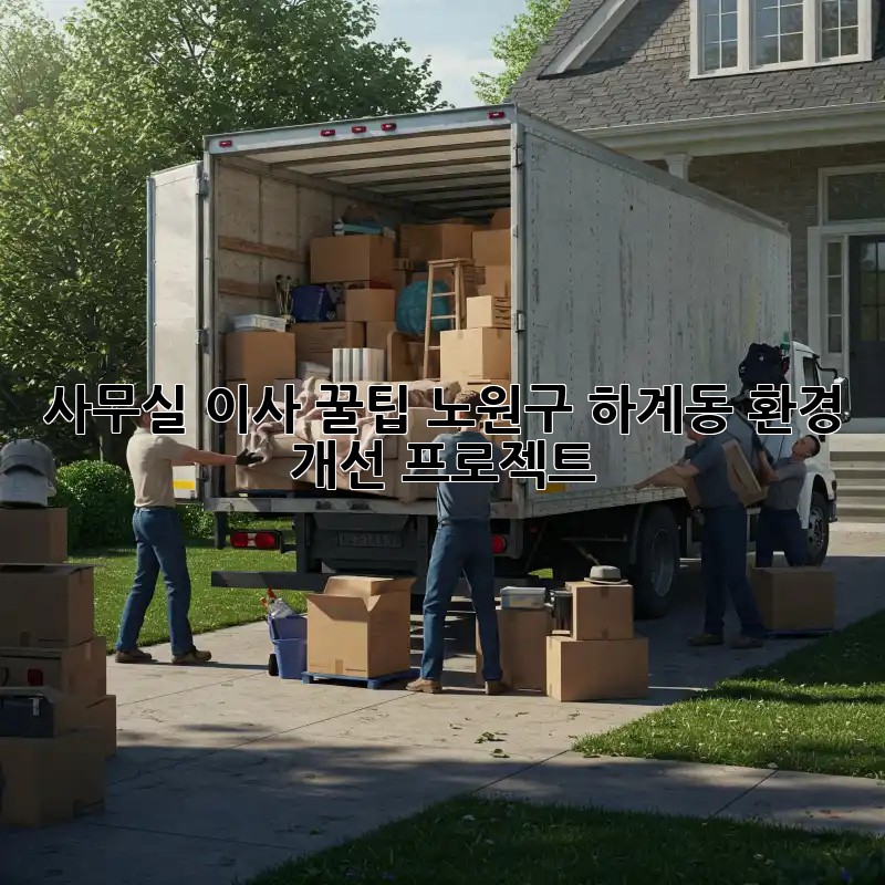 사무실 이사 꿀팁🍯: 노원구 하계동 환경 개선 프로젝트!