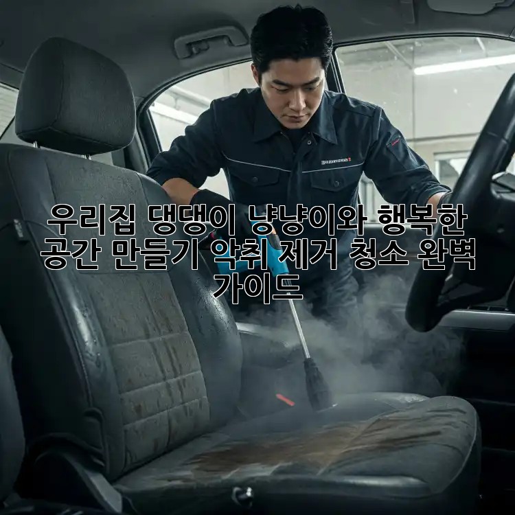 우리집 댕댕이, 냥냥이와 행복한 공간 만들기: 악취 제거 청소 완벽 가이드 ✨