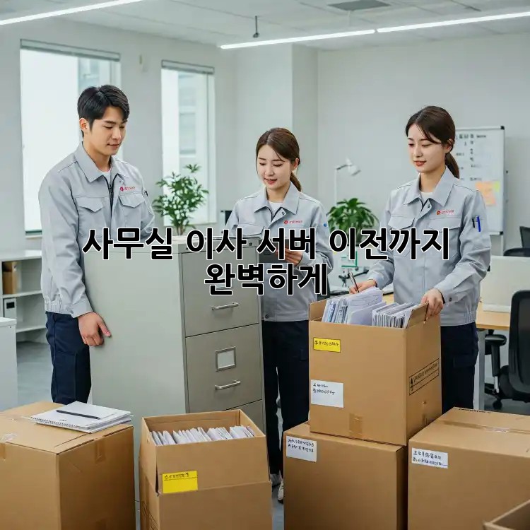 사무실 이사? 서버 이전까지 완벽하게!