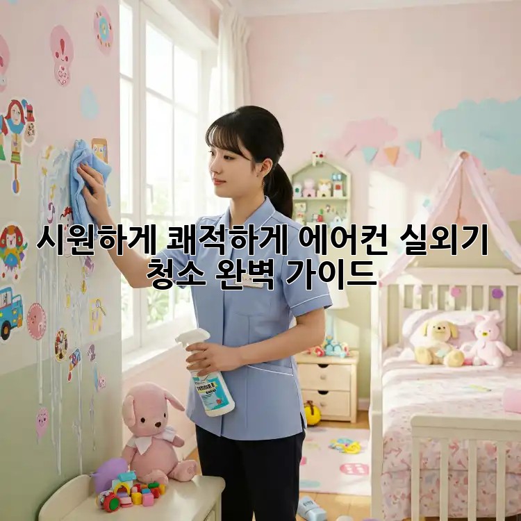 시원하게 쾌적하게! 에어컨 실외기 청소 완벽 가이드