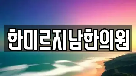 한미르지남한의원