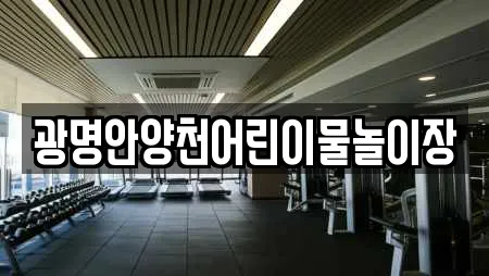 광명안양천어린이물놀이장