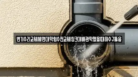 변기수리교체세면대막힘수전교체싱크대배관막혔을때하수구뚫음