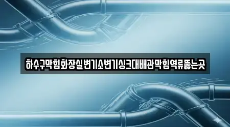 하수구막힘화장실변기소변기싱크대배관막힘역류뚫는곳