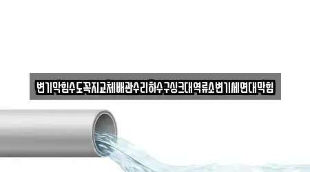 변기막힘수도꼭지교체배관수리하수구싱크대역류소변기세면대막힘