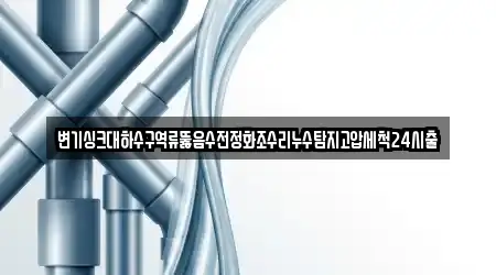 변기싱크대하수구역류뚫음수전정화조수리누수탐지고압세척24시출