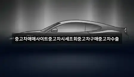 중고차매매사이트중고차시세조회중고차구매중고차수출