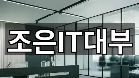 조은IT대부