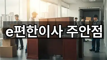 e편한이사 주안점