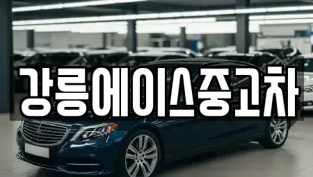 강원특별자치도 강릉시 운정동 중고차 전문 강릉에이스중고차