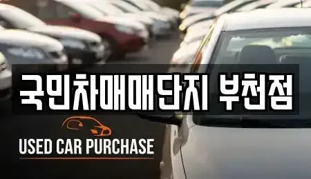 경기 부천시 오정구 중고차 전문 국민차매매단지 부천점