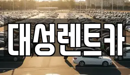 경기 시흥시 미산동 렌트카 전문 대성렌트카