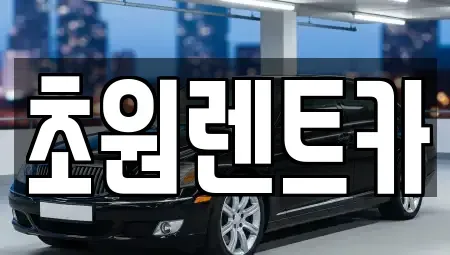 경기 오산시 궐동 렌트카 전문 초원렌트카