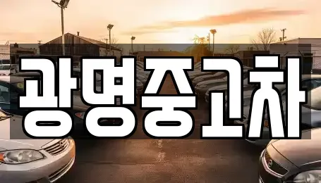 경기도 광명시 광명동 중고차 전문 광명중고차