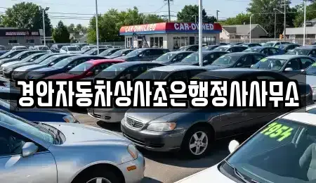 경북 경산시 서상동 중고차 전문 경안자동차상사조은행정사사무소