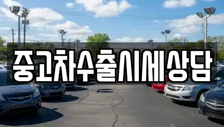 경북 안동시 안흥동 중고차매매 전문 중고차수출시세상담