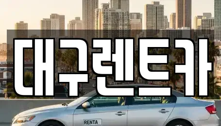 경북 안동시 태화동 렌트카 전문 대구렌트카