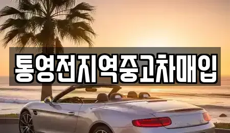 경상남도 통영시 서호동 중고차매입 전문 통영전지역중고차매입