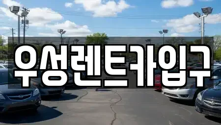 경상북도 경주시 구황동 렌트카 전문 우성렌트카입구