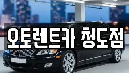 경상북도 청도군 화양읍 렌트카 전문 오토렌트카 청도점