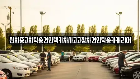 광주 동구 장동 중고차 전문 신차중고차탁송견인렉카차사고고장차견인탁송카캐리어