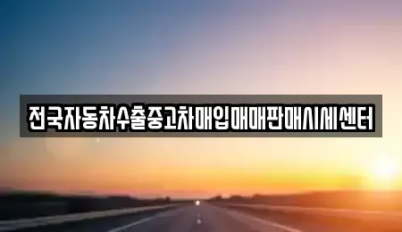 광주 동구 지산동 중고차매입 전문 전국자동차수출중고차매입매매판매시세센터