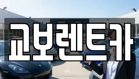 서울 마포구 렌트카 전문 교보렌트카