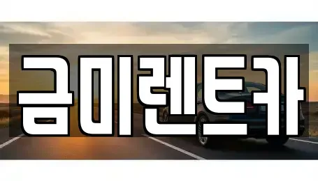 서울 영등포구 문래동1가 장기렌트카 전문 금미렌트카