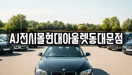 서울 종로구 와룡동 렌트카 전문 AJ전시몰현대아울렛동대문점