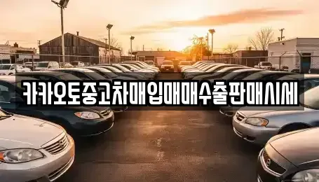 서울 중구 남대문로3가 중고차매입 전문 카카오토중고차매입매매수출판매시세