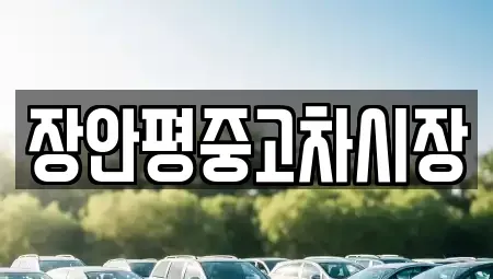 서울 중랑구 면목동 중고차 전문 장안평중고차시장
