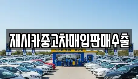 서울특별시 강동구 강일동 중고차매입 전문 재시카중고차매입판매수출
