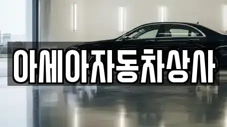 서울특별시 종로구 수송동 중고차매매 전문 아세아자동차상사