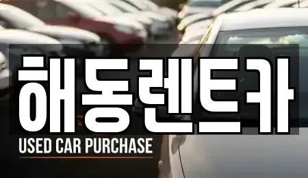 인천 서구 원당동 렌트카 전문 해동렌트카