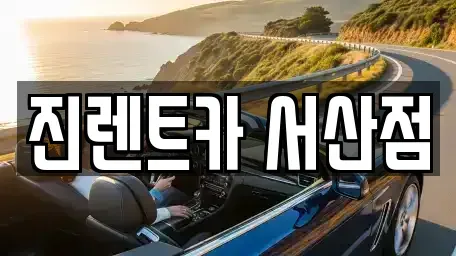 충남 서산시 잠홍동 렌트카 전문 진렌트카 서산점