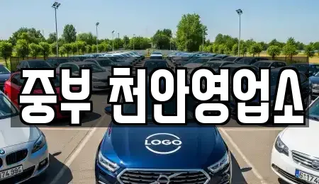 충남 천안시 서북구 쌍용동 렌트카 전문 중부 천안영업소